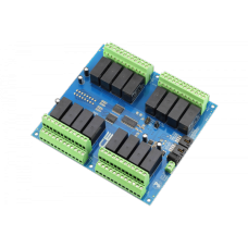 16-Channel DPDT Signal Relay Controller with I2C Interface